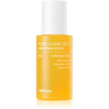 celimax Pore+Dark Spot Brightening Serum ser regenerant si iluminator pentru minimizarea porilor