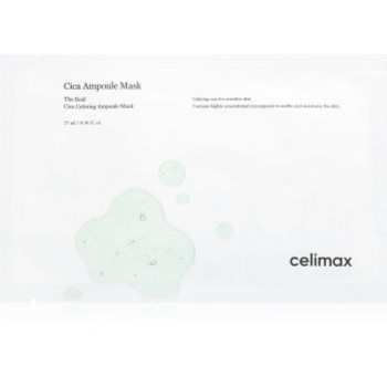 celimax The Real Cica mască intensă cu hidrogel pentru netezirea pielii
