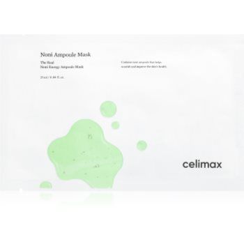 celimax The Real Noni mască textilă hidratantă pentru fermitatea pielii