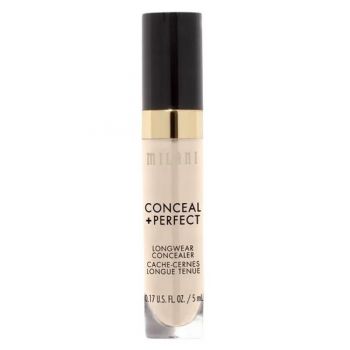 Corector Rezistent la Transfer - Milani Conceal + Perfect Longwear Concealer, nuanta Pure Ivory, 5 ml