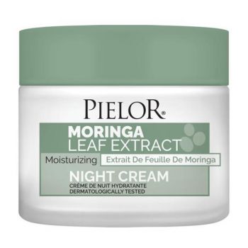 Cremă hidratantă de noapte cu extract de frunze de moringa Pielor, 60 ml