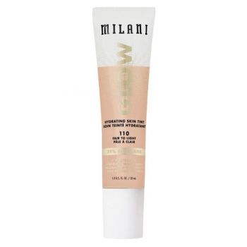 Crema Hidratanta Nuantatoare - Milani Glow Hydrating Skin Tint, nuanta Fair to Light, 30 ml