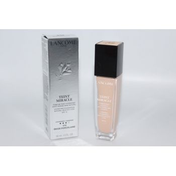 Fond de ten hidratant luminos Lancome Teint Miracle, 010 Beige Porcelaine, 30 ml