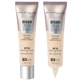 Fond de ten, Maybelline, Dream Urban Cover SPF50, 116 Sesame, 30 ml