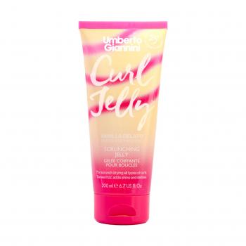 Gel pentru definirea buclelor, Curl Jelly Scrunching Jelly, Vanilla Gelato, Umberto Giannini, 200 ml Curl Jelly Vanilla Gelato