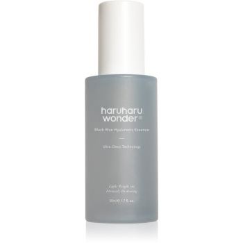 Haruharu Wonder Black Rice Hyaluronic Essence emulsie hidratanta pentru regenerarea și hrănirea tenului