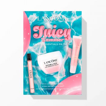 JUICY SUMMER ESSENTIALS SET - Produsele tale esentiale de frumusete, în format de calatorie Lancome