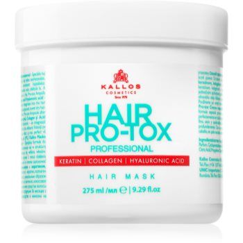 Kallos Hair Pro-Tox Masca pentru par deteriorat cu ulei de cocos, acid hialuronic si colagen