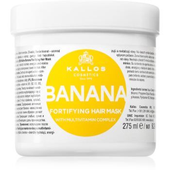 Kallos KJMN Professional Banana mască fortifiantă cu complex de multivitamine