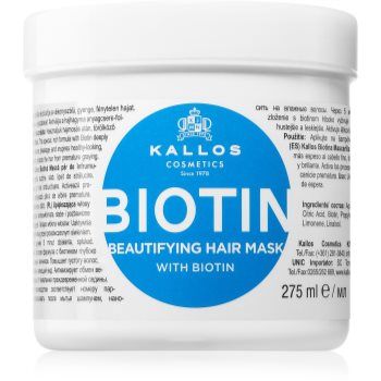 Kallos KJMN Professional Biotin Mască pentru păr subțire, slab și fragil