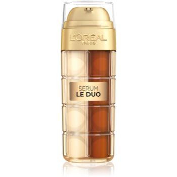 L’Oréal Paris Age Perfect Le Duo Serum ser de reîntinerire în două faze pentru strălucirea și netezirea pielii