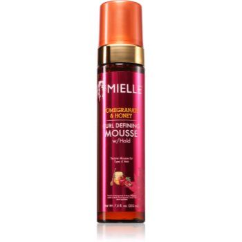 Mielle Pomegranate & Honey spumă de coafat pentru definirea și forma coafurii pentru păr creț