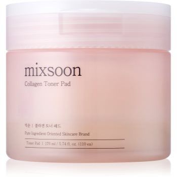 mixsoon Collagen dischete de tonifiere pentru strălucirea și netezirea pielii