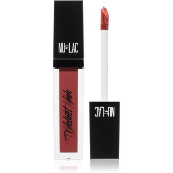 Mulac Cosmetics Velvet Ink ruj de buze lichid, mat și de lungă durată