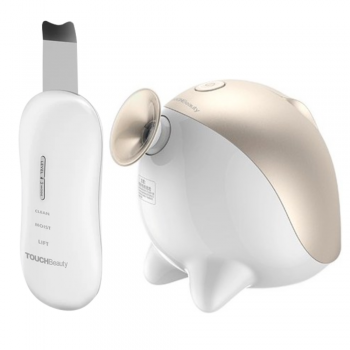 Pachet TOUCHBeauty 3-in-1 Aparat Ultrasunete si Electric Facial Steamer