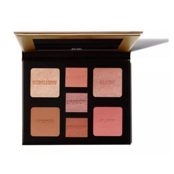 Paleta de Farduri Multifunctionala pentru Ochi, Obraji si Fata - Milani All-Inclusive Eye, Cheek & Face Palette, nuanta Light to Medium, 1 buc Paleta de Farduri Multifunctionala pentru Ochi, Obraji si Fata - Milani All-Inclusive Eye, Cheek & Face Palette, nuanta Light to Medium, 1 buc