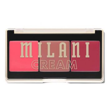 Paleta de Farduri pentru Obraz - Milani Cheek Kiss Cream Blush Palette, nuanta 110 Sun Kissed Glow, 7.5 g