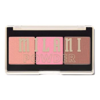 Paleta de Farduri pentru Obraz - Milani Cheek Kiss Cream Blush Palette, nuanta 120 Golden Hour Glow, 7.5 g