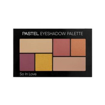 Paletă farduri de pleoape So In Love Pastel 206 Bella, 2x1.40g / 4x0.95g Paletă farduri de pleoape So In Love Pastel 206 Bella, 2x1.40g / 4x0.95g