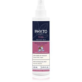 Phyto Kids Intense Curls Magic Detangling Spray spray pentru par usor de pieptanat pentru păr creț