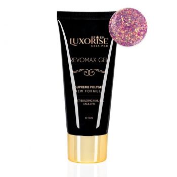 Polygel REVOMAX GEL LUXORISE Berry Prism, 15ml