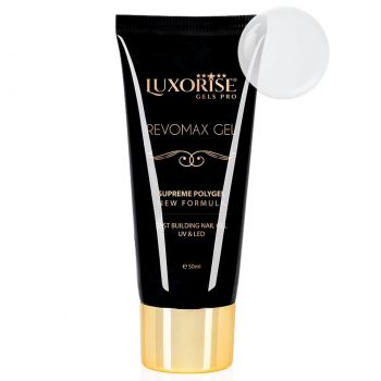 Polygel REVOMAX GEL LUXORISE Ice Clear, 50ml