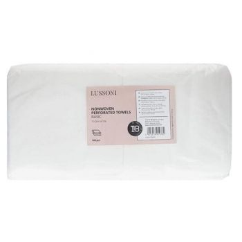 Prosoap de Unica Folosinta din Material Netesut - Lussoni Nonwoven Perforated Towels Basic, 100 buc