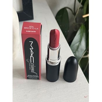 Ruj de Buze Hidratant, MAC, MACximal Sleek Satin, 826 Brick-O-La, 3.5 g