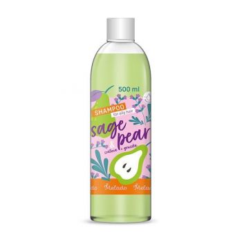 Sampon pentru par gras cu salvie si pere Melado, 500 ml