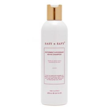 Sampon revigorant cu menta si rozmarin Sasy&Savy, 250 ml