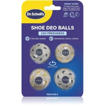 Scholl Odour-X Shoe Deo Balls bile deodorante pentru încălțăminte