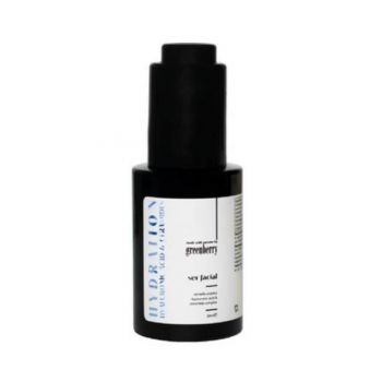 Ser facial Hydration cu Acid Hialuronic si Complex de Ceramide, pentru Piele Uscata, Normala sau Grasa, Greenberry Skincare, 30 ml