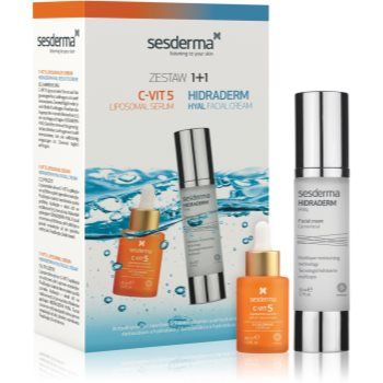 Sesderma Set C-Vit 5 + Hidraderm Hyal set cadou pentru luminozitate si hidratare