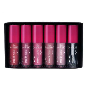 Set 6 Luciu de Buze SensoPRO Milano - MIRROR GLOW BABE