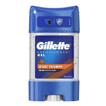 SHORT LIFE - Deodorant Antiperspirant Gel Stick - Gillette Clear Sport Triumph, 70 ml
