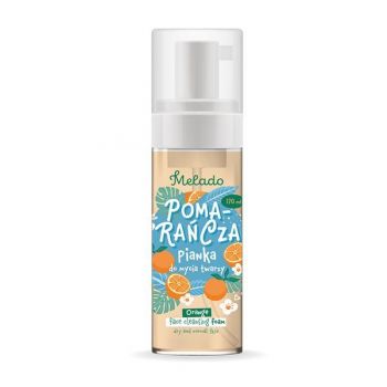 Spuma de curatare a fetei pentru ten uscat și normal Portocale Melado, 170 ml