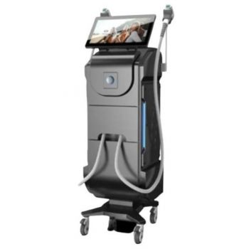 Aparat Profesional Epilare Definitivă Laser Diodă + Laser ND YAG 1200W Titanium Pro – 3 Lungimi (755nm, 808nm, 1064nm)