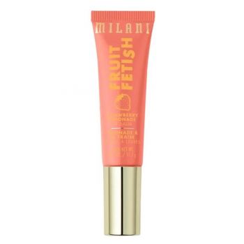 Balsam de Buze Hidratant - Milani Fruit Fetish Lip Balm, nuanta Strawberry Lemonade, 11.7 g