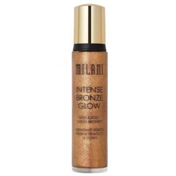 Bronzer Lichid - Milani Intense Bronze Glow Face&Body Liquid, nuanta Bronzer Sunkissed, 41,7 ml