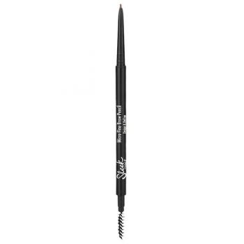 Creion pentru Sprancene - Sleek MakeUP Micro Fine Brow Pencil, nuanta Ash Brown, 0.063 g