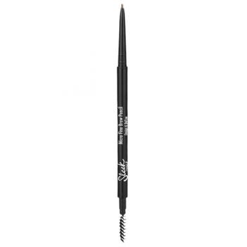 Creion pentru Sprancene - Sleek MakeUP Micro Fine Brow Pencil, nuanta Medium Brown, 0.063 g