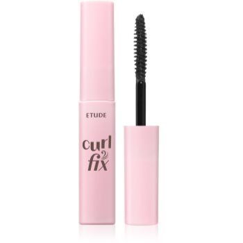 ETUDE Curl Fix Mascara Mini mascara waterproof pentru volum și gene curbate