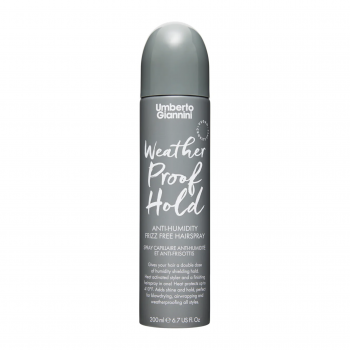 Fixativ rezistent la umiditate, cu efect anti-frizz, Weather Proof Hold, Umberto Giannini, 200 ml