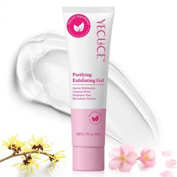Gel exfoliant cu jojoba, aloe vera si niacinamide ,   curata porii, 50 g
