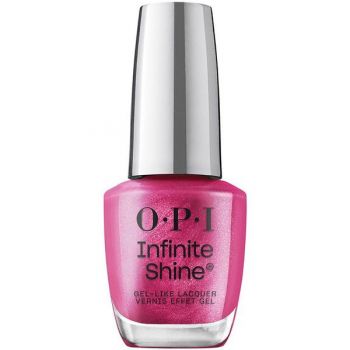 Lac de Unghii cu Efect de Gel - OPI Infinite Shine, Metallic Mega Mix Collection, nuanta DeJa RoUgE, 15 ml