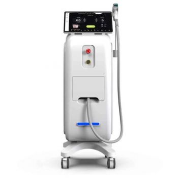 Laser Diodă Profesional 4 lungimi de unda – 2400W, 1 Mâner, 4 Capete Magnetice, 100 Milioane Shoturi, Epilare Definitivă pentru Toate Tipurile de Piele