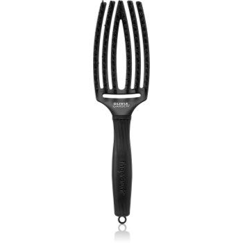 Olivia Garden Fingerbrush Boar & Nylon perie de par cu peri de nailon și de mistreț