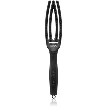 Olivia Garden Fingerbrush Boar & Nylon perie de par cu peri de nailon și de mistreț