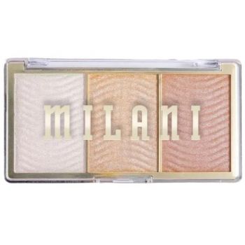 Paleta Iluminatoare - Milani Stellar Lights Highlighter Palette, nuanta Rose Glow, 12 g