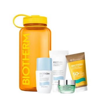 Set Yellow Drop Set, Biotherm ( Roll-on 75 ml + Lapte Corp 50 ml + Gel 15 ml + Crema fata  50 ml )